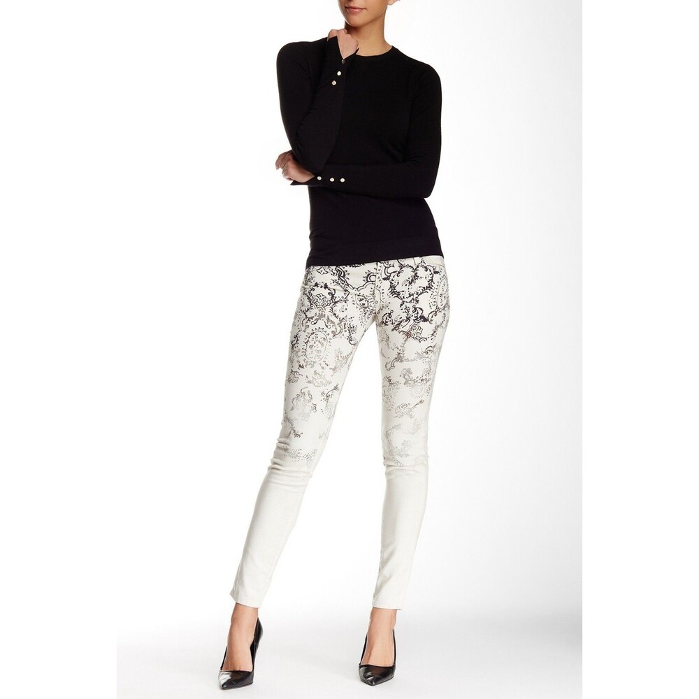 Etienne Marcel Floral Printed Skinny Jeans